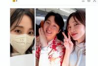 168娱乐网：韩国知名女星和人气男演员，一起出国旅行，两人友谊已经持续六年