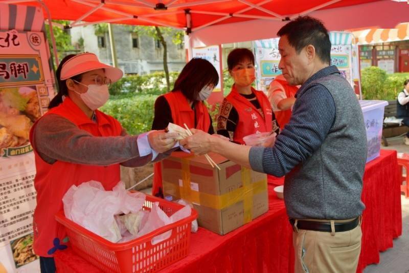 美食:燕罗街道举办社区美食节活动