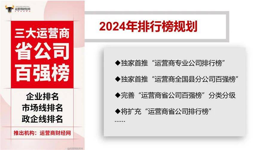 财经:运营商财经网将推多个运营商行业榜单